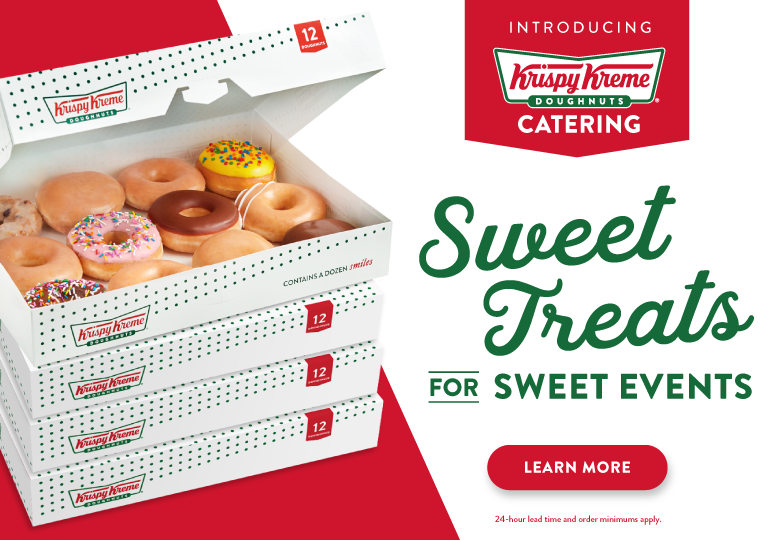 LP2. Let Krispy Kreme help make your holidays sweet with catering!