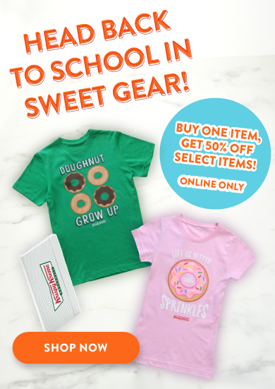 Shop Krispy Kreme's Back to School Merch!