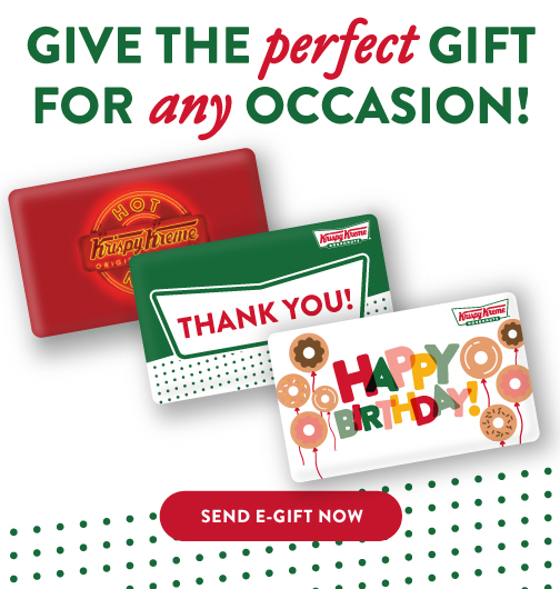 LP2m. Get the perfect holiday gift, Krispy Kreme gift cards!