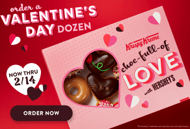 SP1m. Order Krispy Kreme's Valentine's Day Collection with HERSHEY'S now!