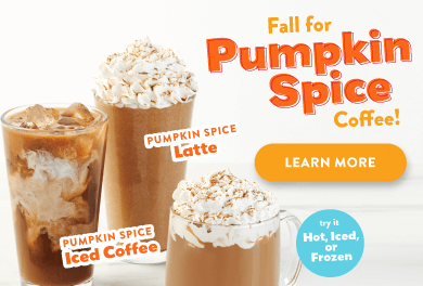 Learn more about Krispy Kreme's Pumpkin Spice drinks now!