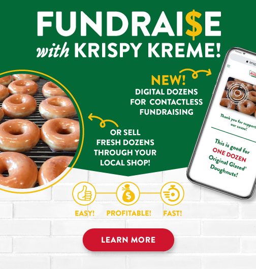 Fundraise with Krispy Kreme!