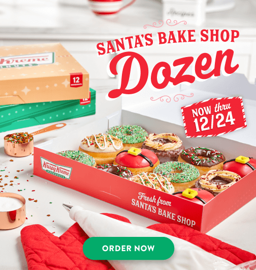 LP1m. Order Santa's Bake Shop Dozen now!