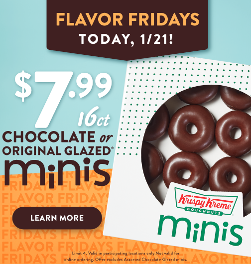 Flavor Friday today only! Learn more.